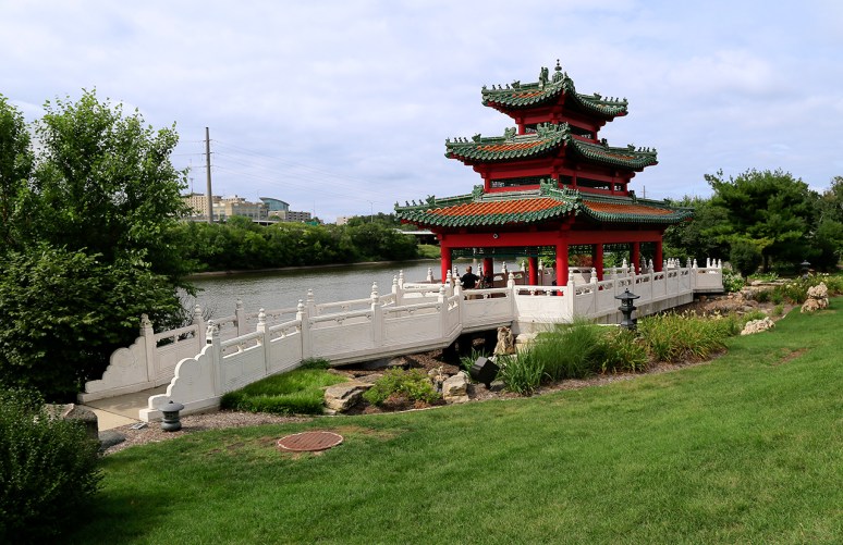 Robert D. Ray Asian Gardens, The Chinese Culture Center of America, Des Moines, IA. Photo By Raj H.